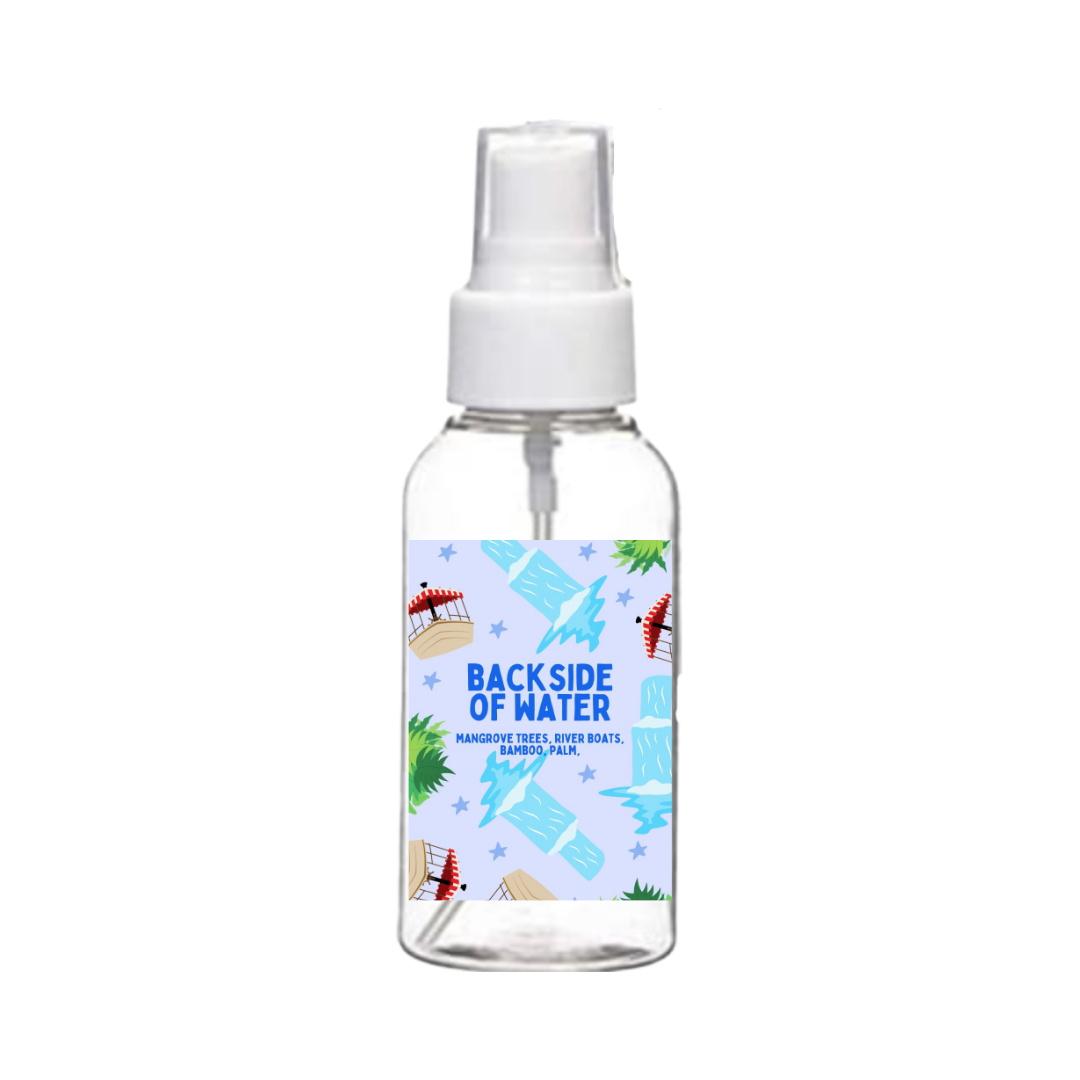 Backside of Water Scent Collection
