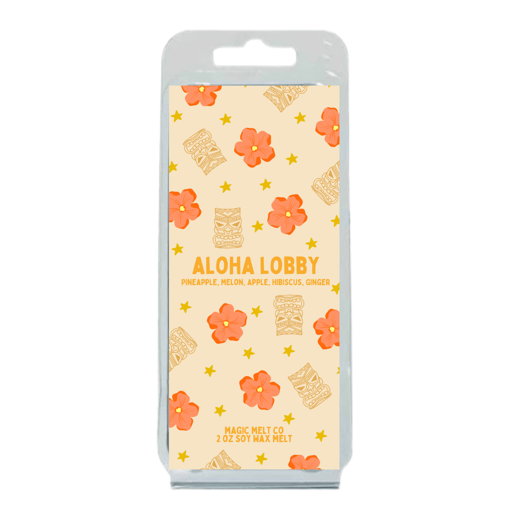 Aloha Lobby Soy Wax Melt Home Fragrances Magic Melt Co. Aloha Lobby Soy Wax Melt