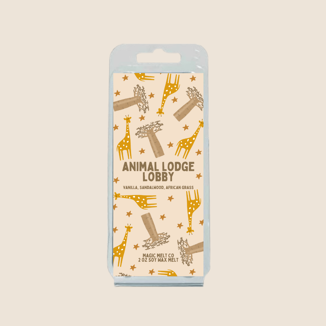 Animal Lodge Lobby Soy Wax Melt Magic Melt Co. Animal Lodge Lobby Soy Wax Melt