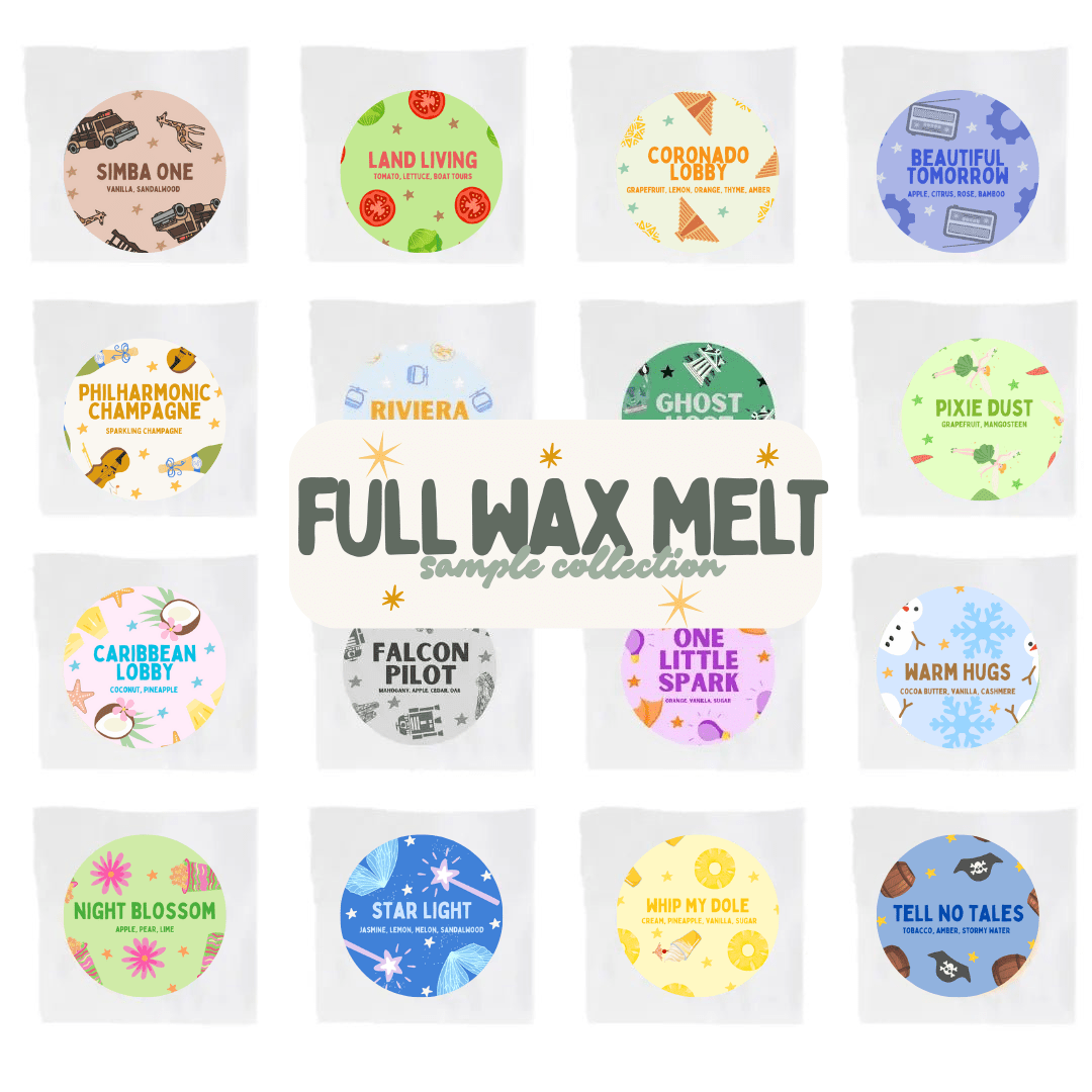Full Wax Melt Sample Collection Magic Melt Co. Full Wax Melt Sample Collection