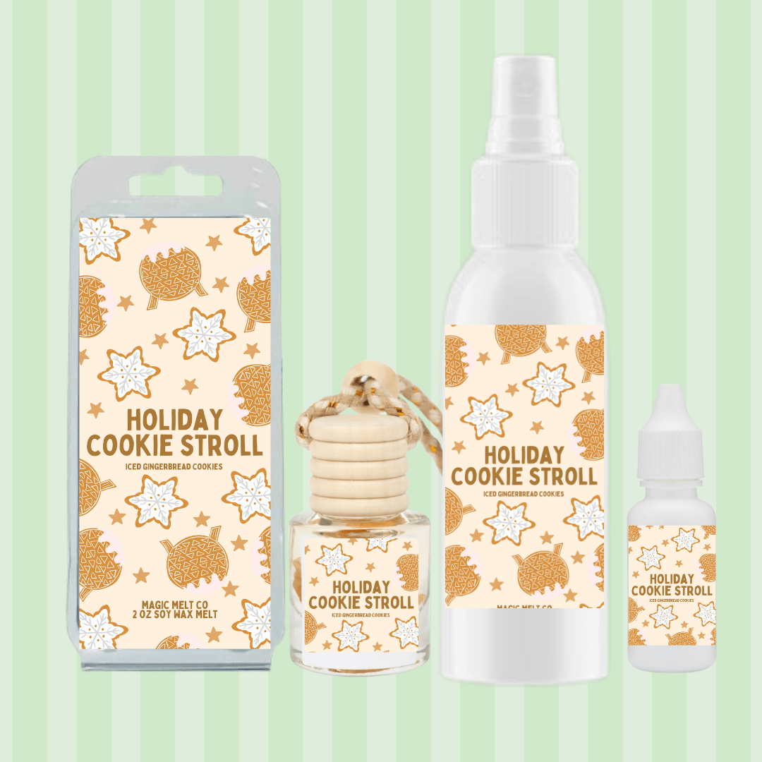 Holiday Cookie Stroll Scent Collection | Holiday Magic Melt Co. Holiday Cookie Stroll Scent Collection | Holiday