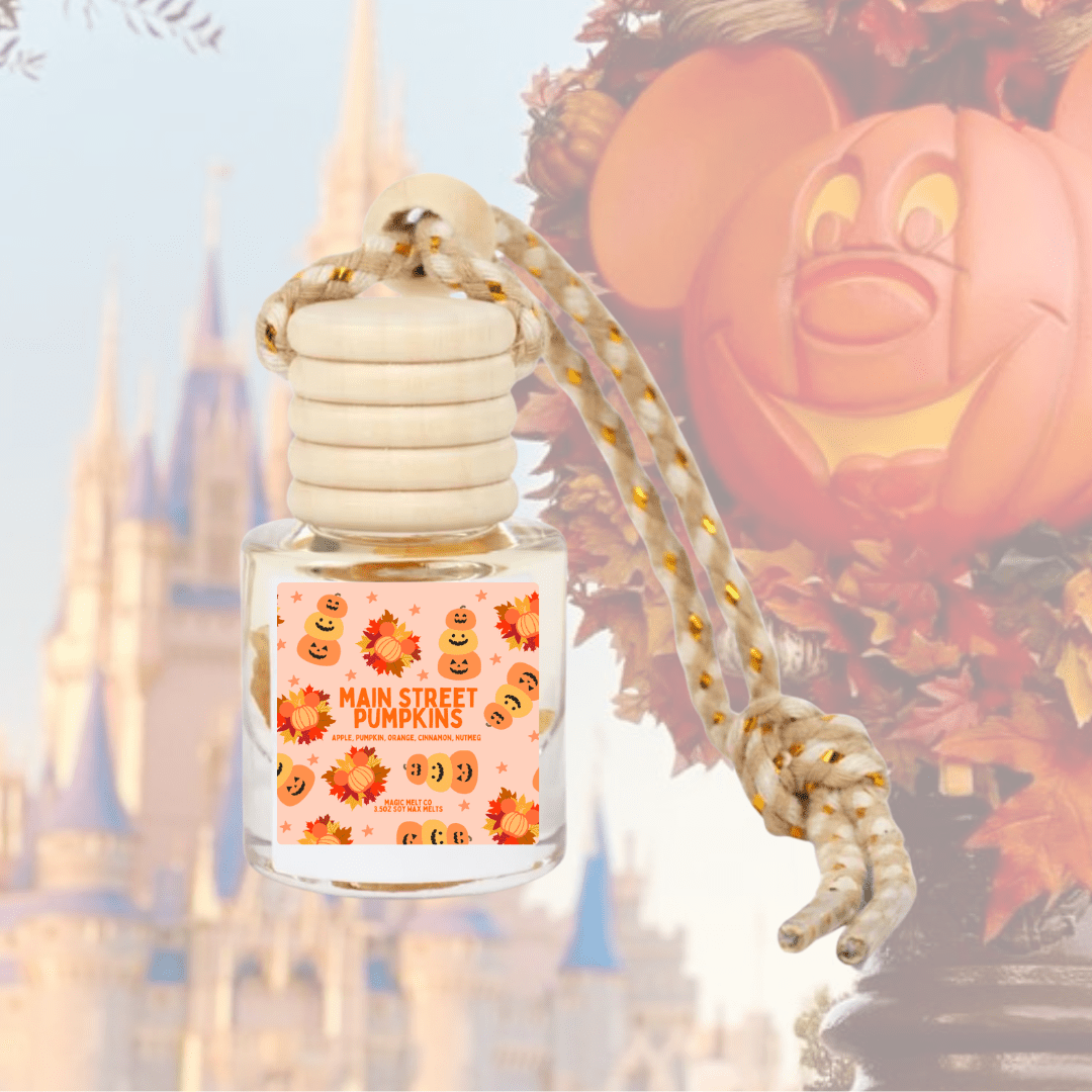Main Street Pumpkins Car Diffuser Magic Melt Co. Main Street Pumpkins Car Diffuser