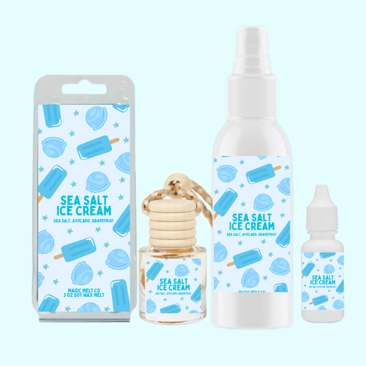 Sea Salt Ice Cream Scent Collection Magic Melt Co. Sea Salt Ice Cream Scent Collection