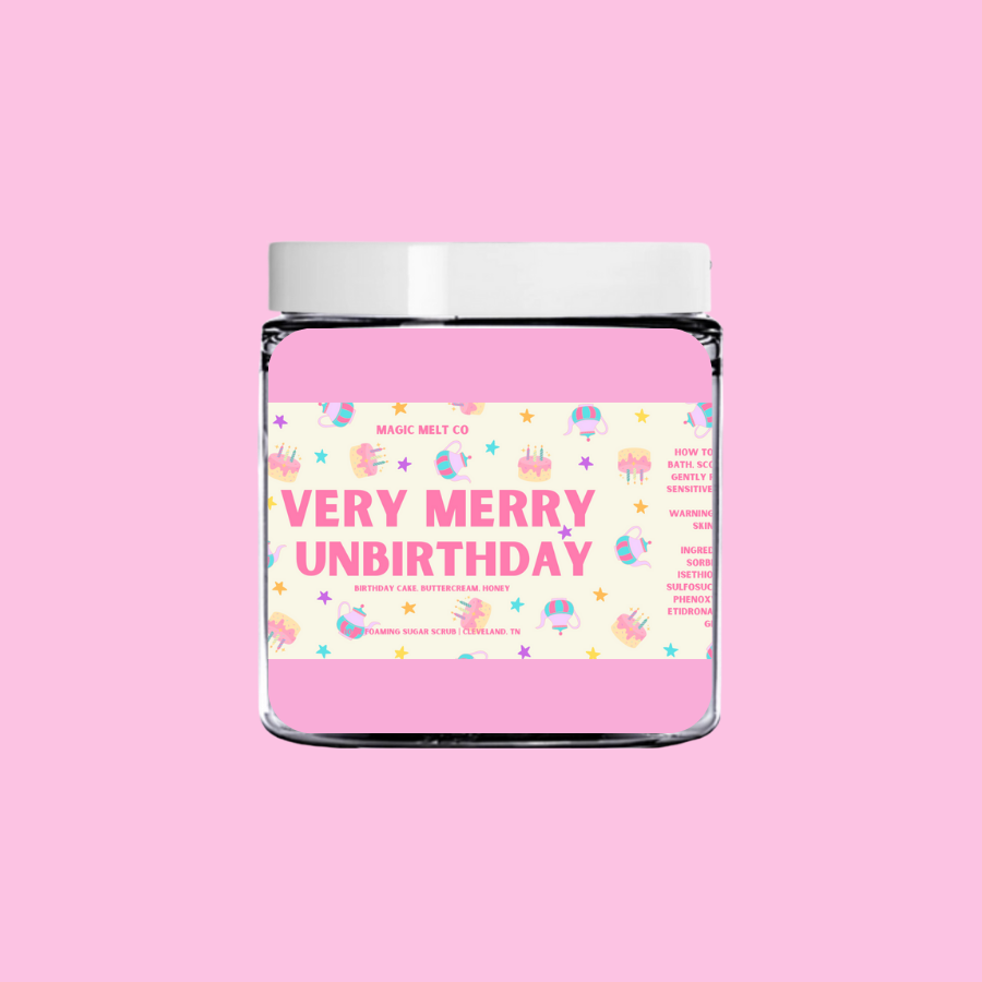 Very Merry Unbirthday Foaming Sugar Scrub