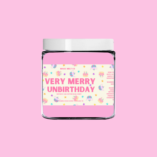 Very Merry Unbirthday Foaming Sugar Scrub