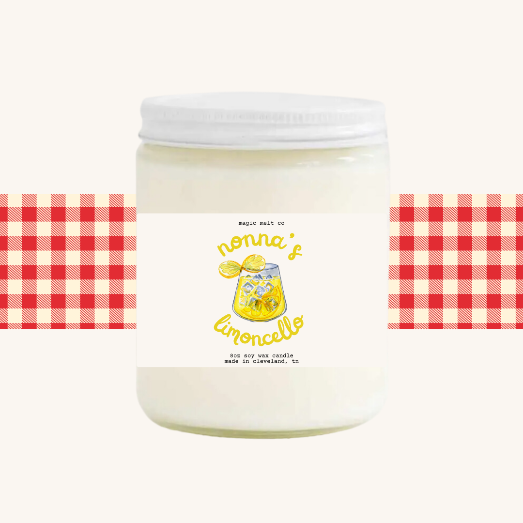 Nonna's Limoncello Soy Wax Candle