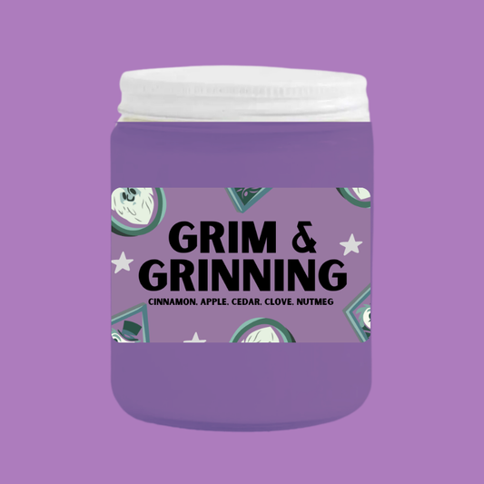 Grim & Grinning Soy Wax Candle