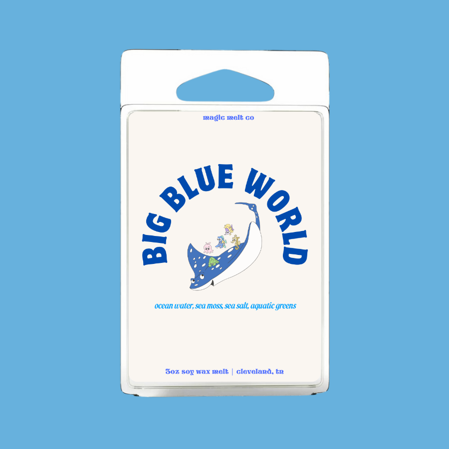 Big Blue World Soy Wax Melt