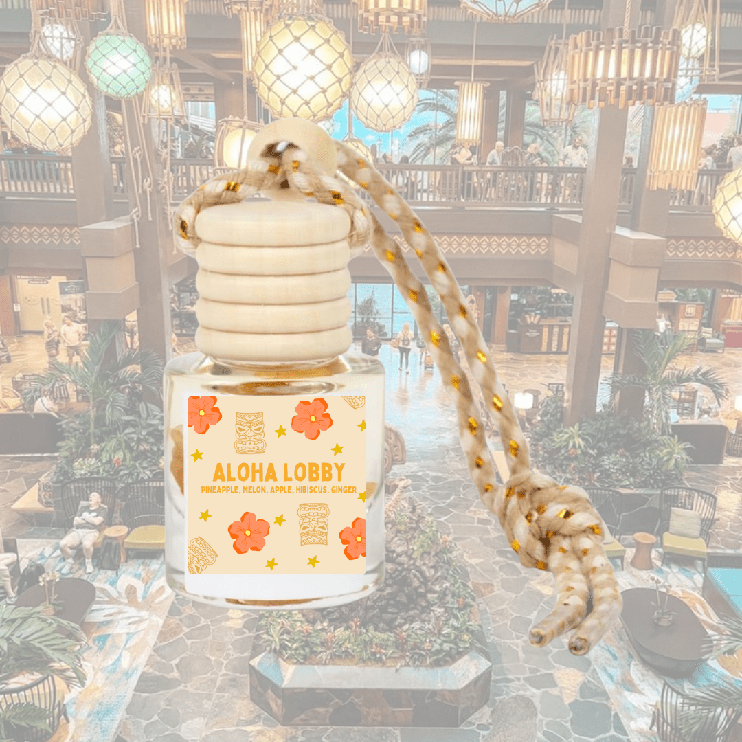 Aloha Lobby Car Diffuser Home Fragrances Magic Melt Co. Aloha Lobby Car Diffuser