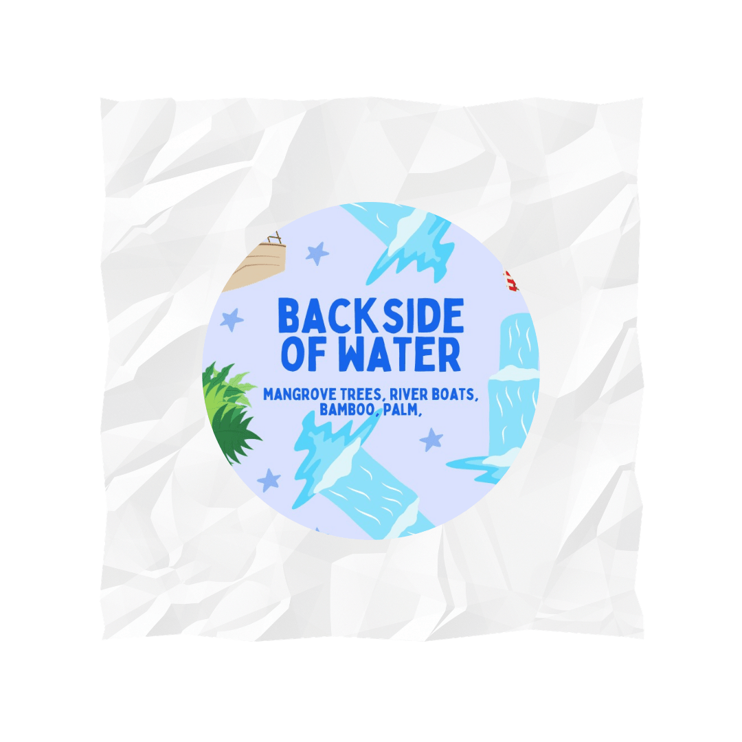 Backside of Water Scent Collection Magic Melt Co. Backside of Water Scent Collection