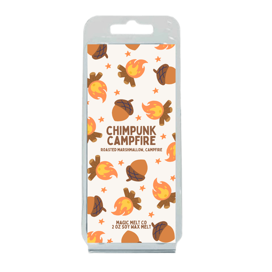 Chipmunk Campfire Soy Wax Melt Magic Melt Co. Chipmunk Campfire Soy Wax Melt