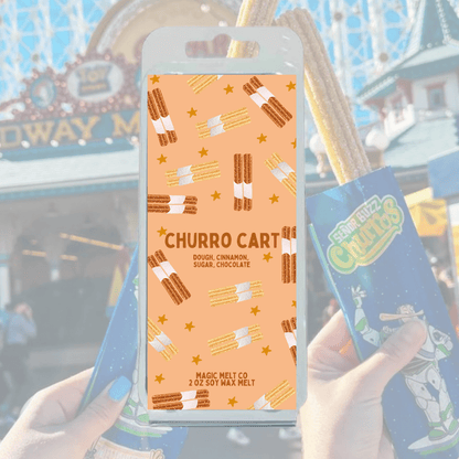 Churro Cart Soy Wax Melt Magic Melt Co. Churro Cart Soy Wax Melt