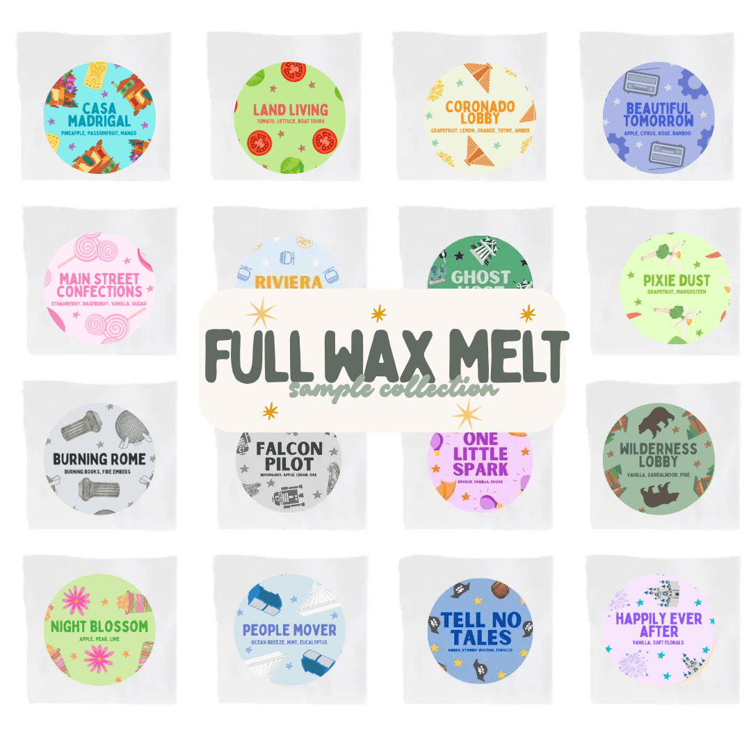 Full Wax Melt Sample Collection Magic Melt Co. Full Wax Melt Sample Collection