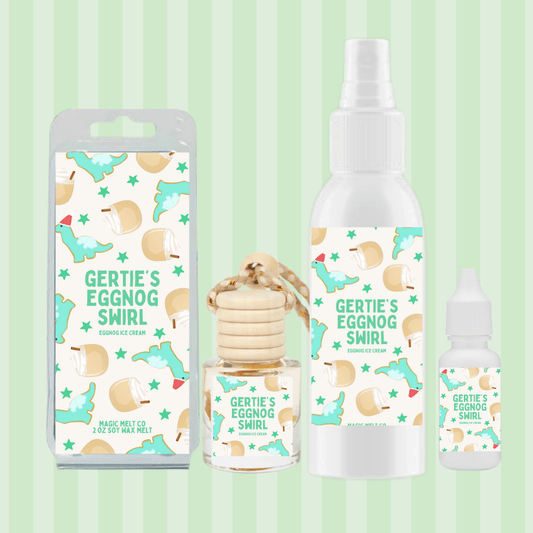 Gertie's Eggnog Swirl Scent Collection | Holiday Magic Melt Co. Gertie's Eggnog Swirl Scent Collection | Holiday