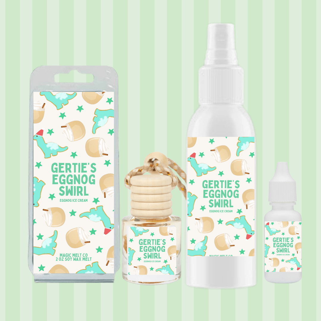 Gertie's Eggnog Swirl Scent Collection | Holiday Magic Melt Co. Gertie's Eggnog Swirl Scent Collection | Holiday