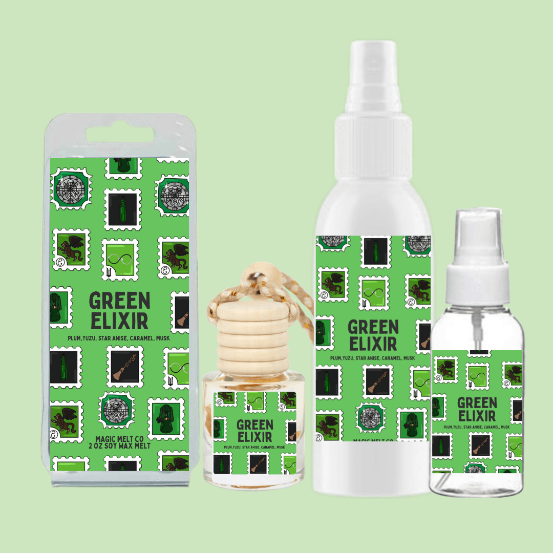 Green Elixir Scent Collection | For Good Magic Melt Co. Green Elixir Scent Collection | For Good
