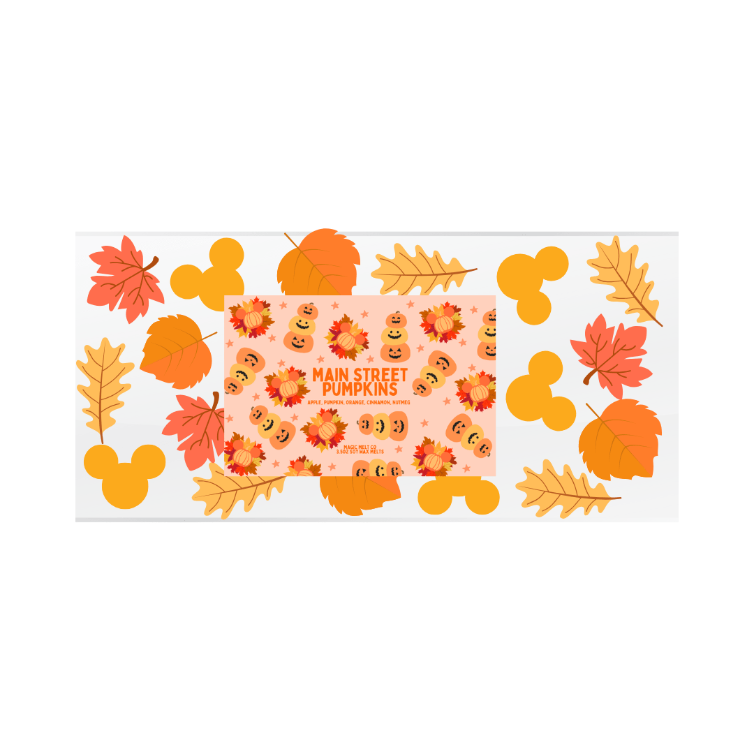 Main Street Pumpkins Soy Wax Melts Magic Melt Co. Main Street Pumpkins Soy Wax Melts