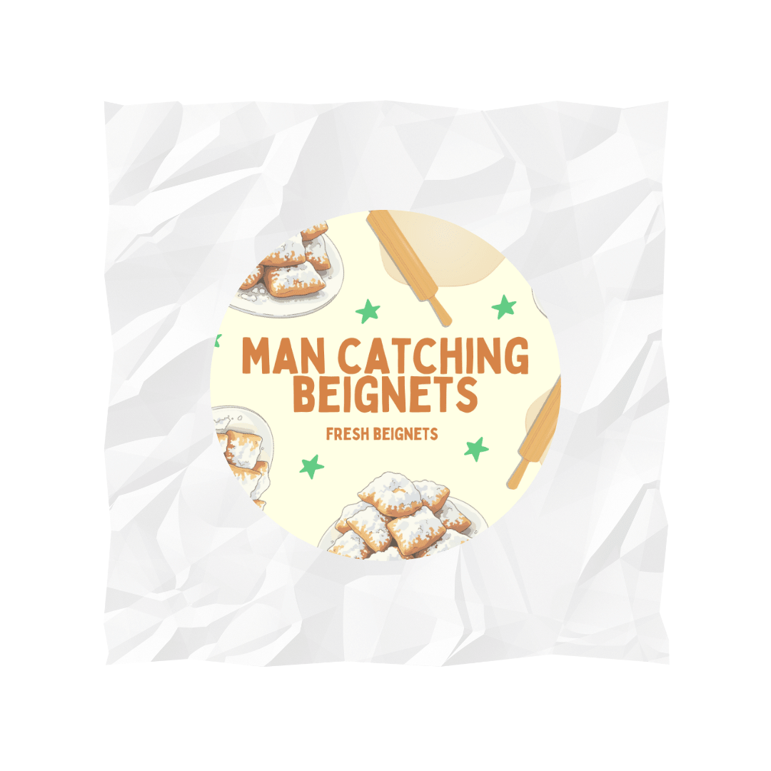 Man Catching Beignets Scent Collection Magic Melt Co. Man Catching Beignets Scent Collection