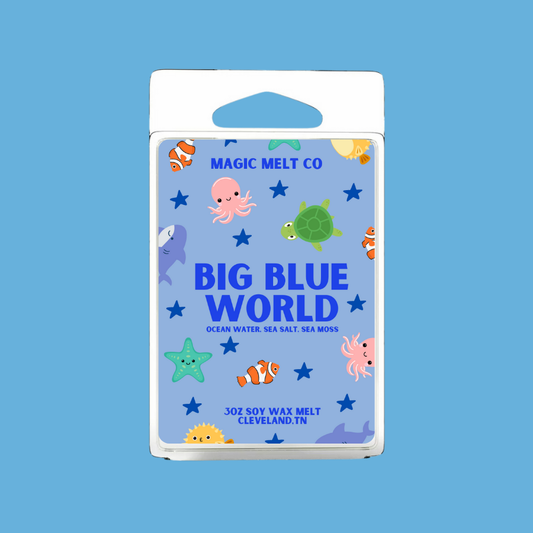 Big Blue World Soy Wax Melt