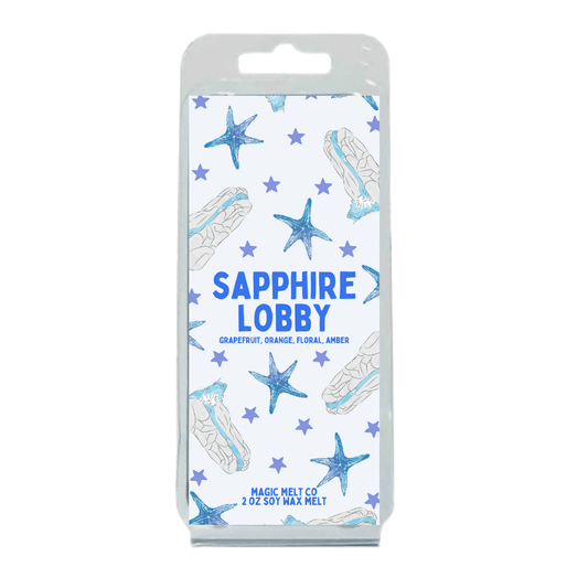 Sapphire Lobby Soy Wax Melt Magic Melt Co. Sapphire Lobby Soy Wax Melt