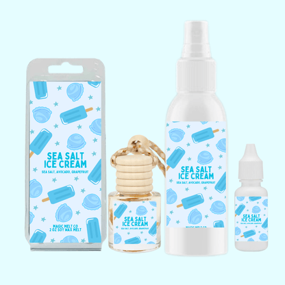 Sea Salt Ice Cream Scent Collection Magic Melt Co. Sea Salt Ice Cream Scent Collection