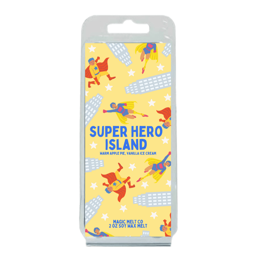 Super Hero Island Soy Wax Melt Magic Melt Co. Super Hero Island Soy Wax Melt