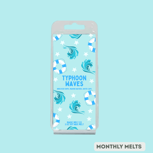 Typhoon Waves Soy Wax Melt Magic Melt Co. Typhoon Waves Soy Wax Melt