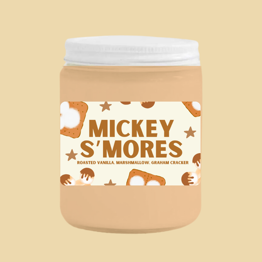 Mickey S'Mores Soy Wax Candle