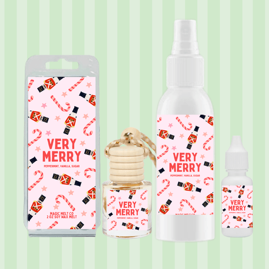 Very Merry Scent Collection | Holiday Magic Melt Co. Very Merry Scent Collection | Holiday