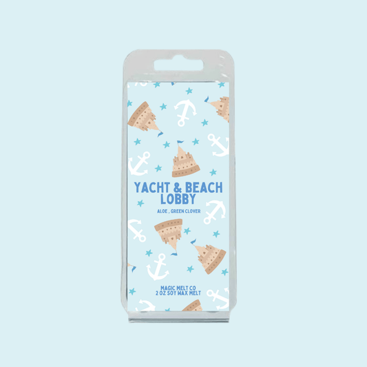 Yacht & Beach Lobby Soy Wax Melt Magic Melt Co. Yacht & Beach Lobby Soy Wax Melt